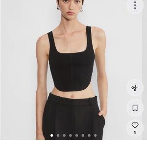 Aritiza Wilfred Black Tank